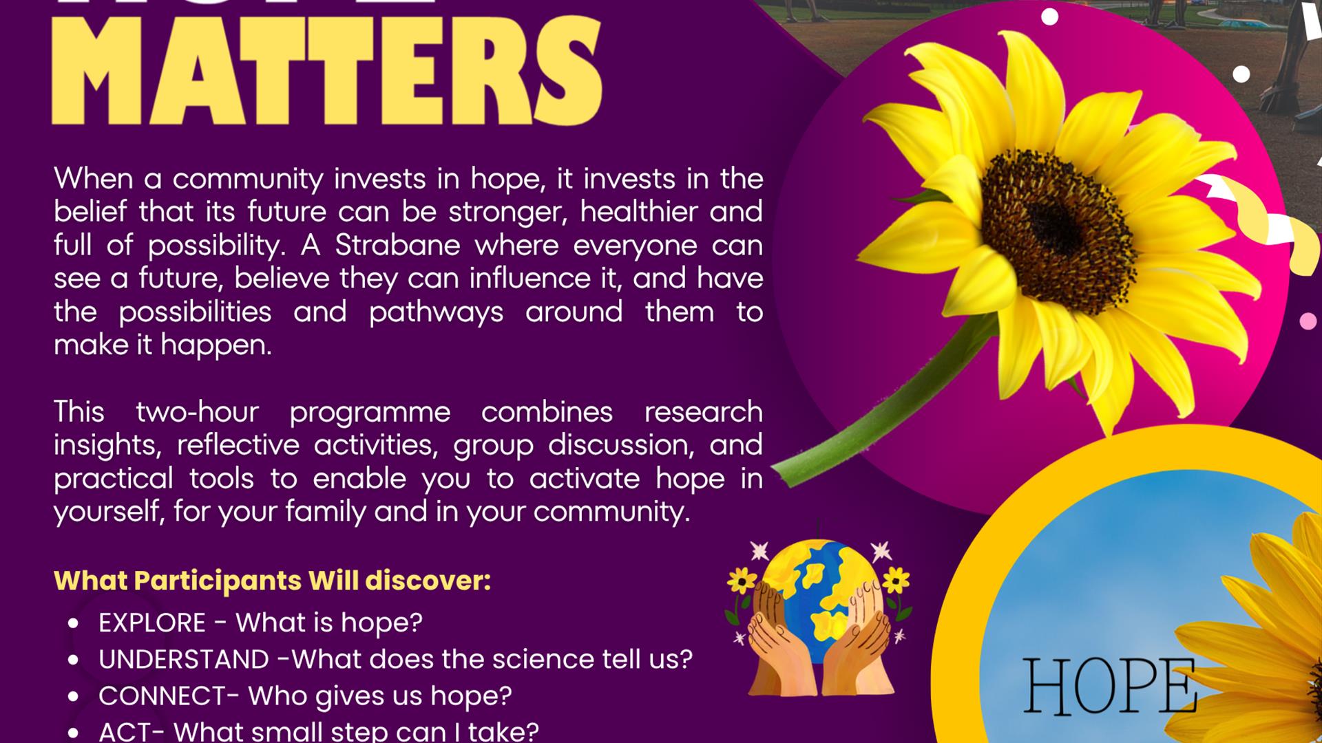 Strabane Town of Culture 2028 | Hope Matters – Free Community Sessions