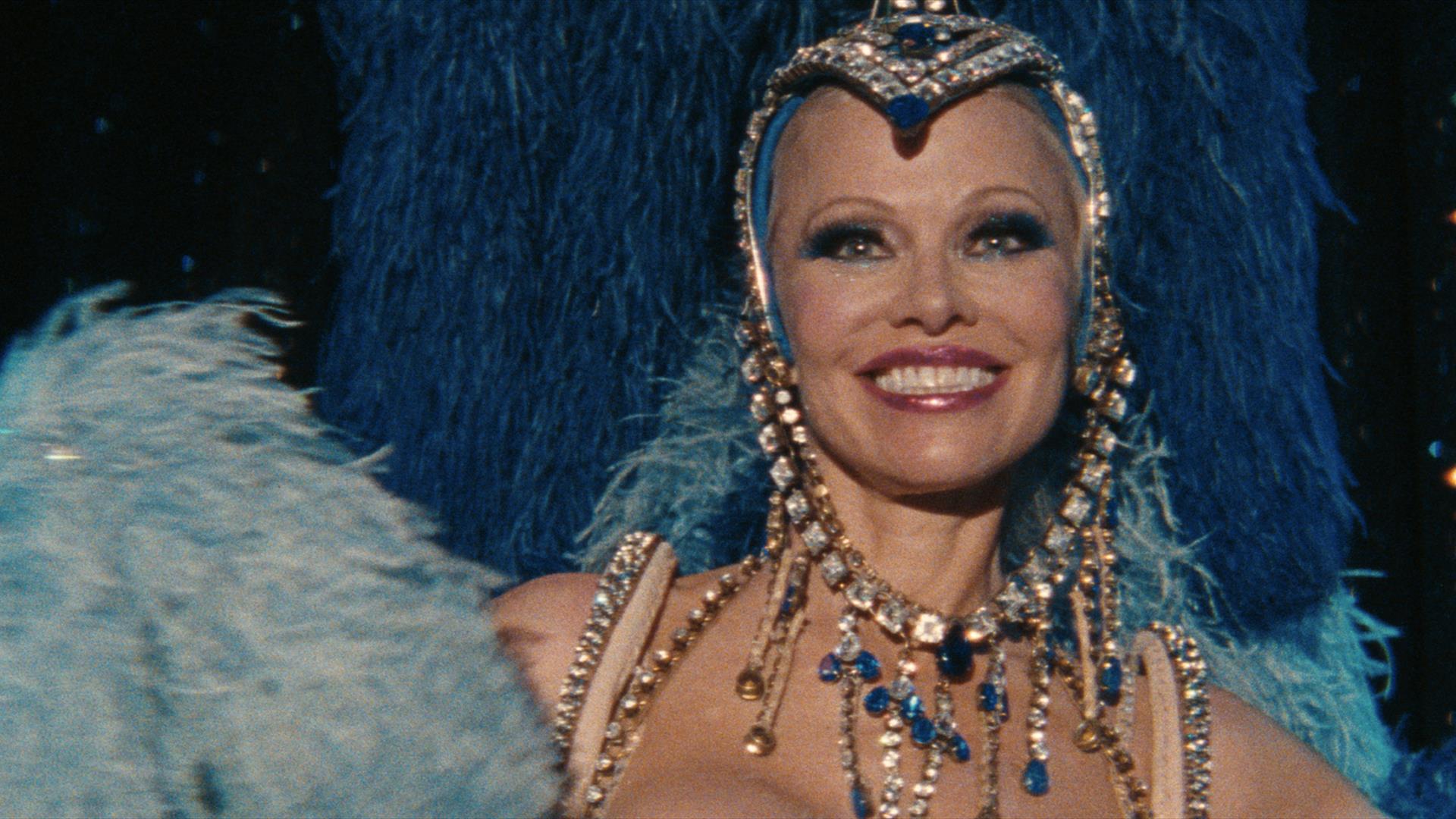 Woman on stage in costume