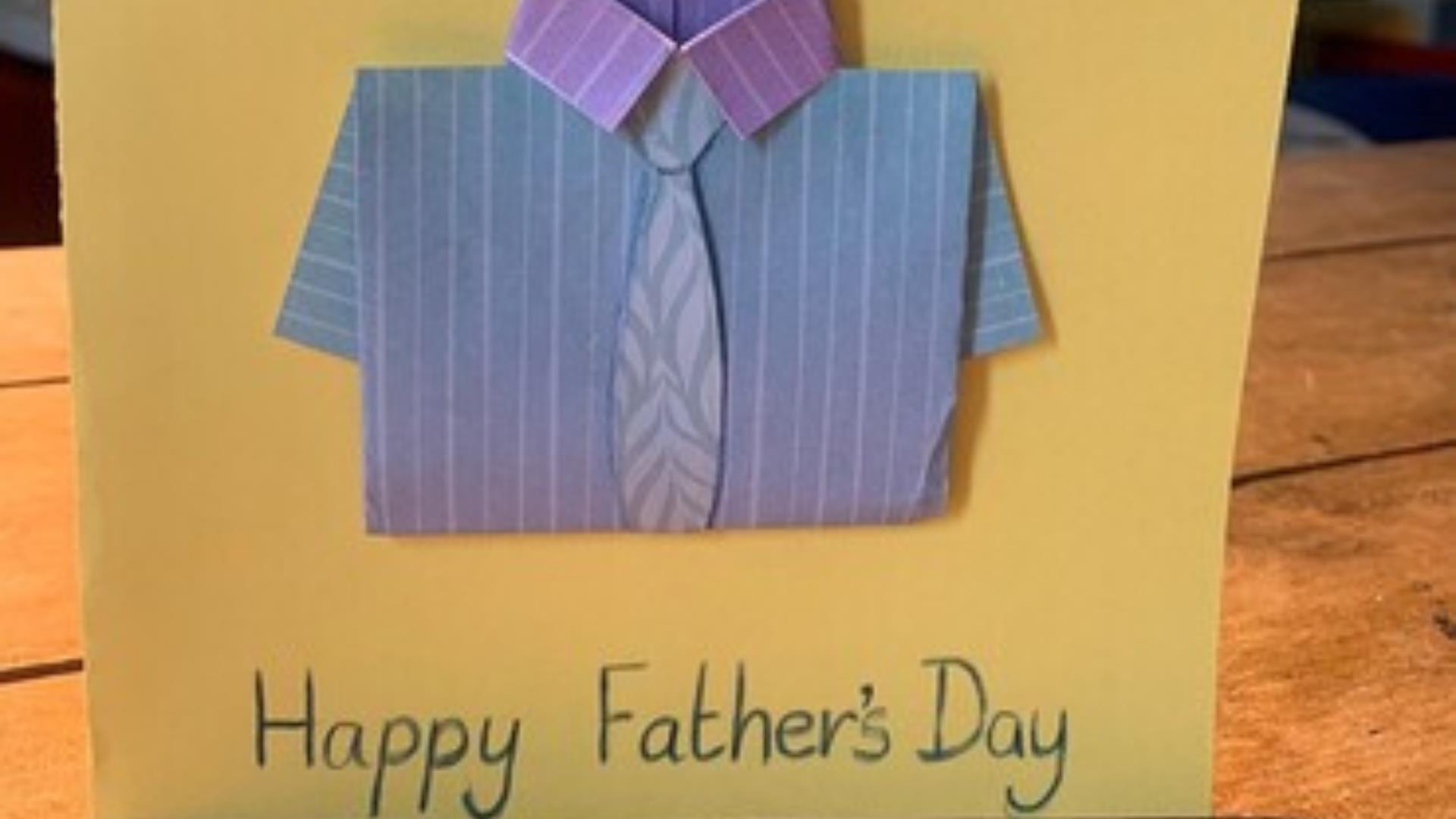 Father's Day Origami Card Workshop