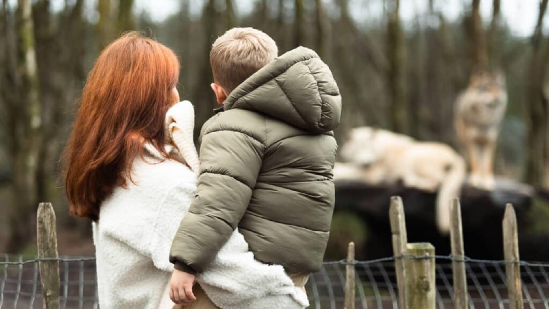 Wild Ireland mother and son