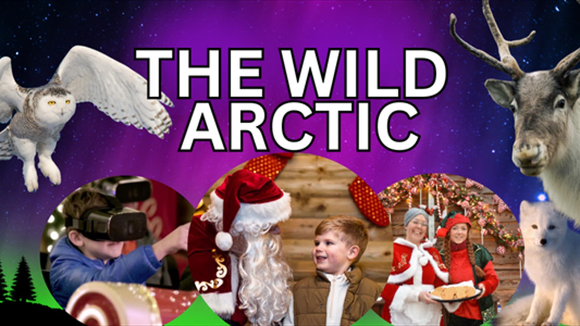 Santa with Elves and young boy