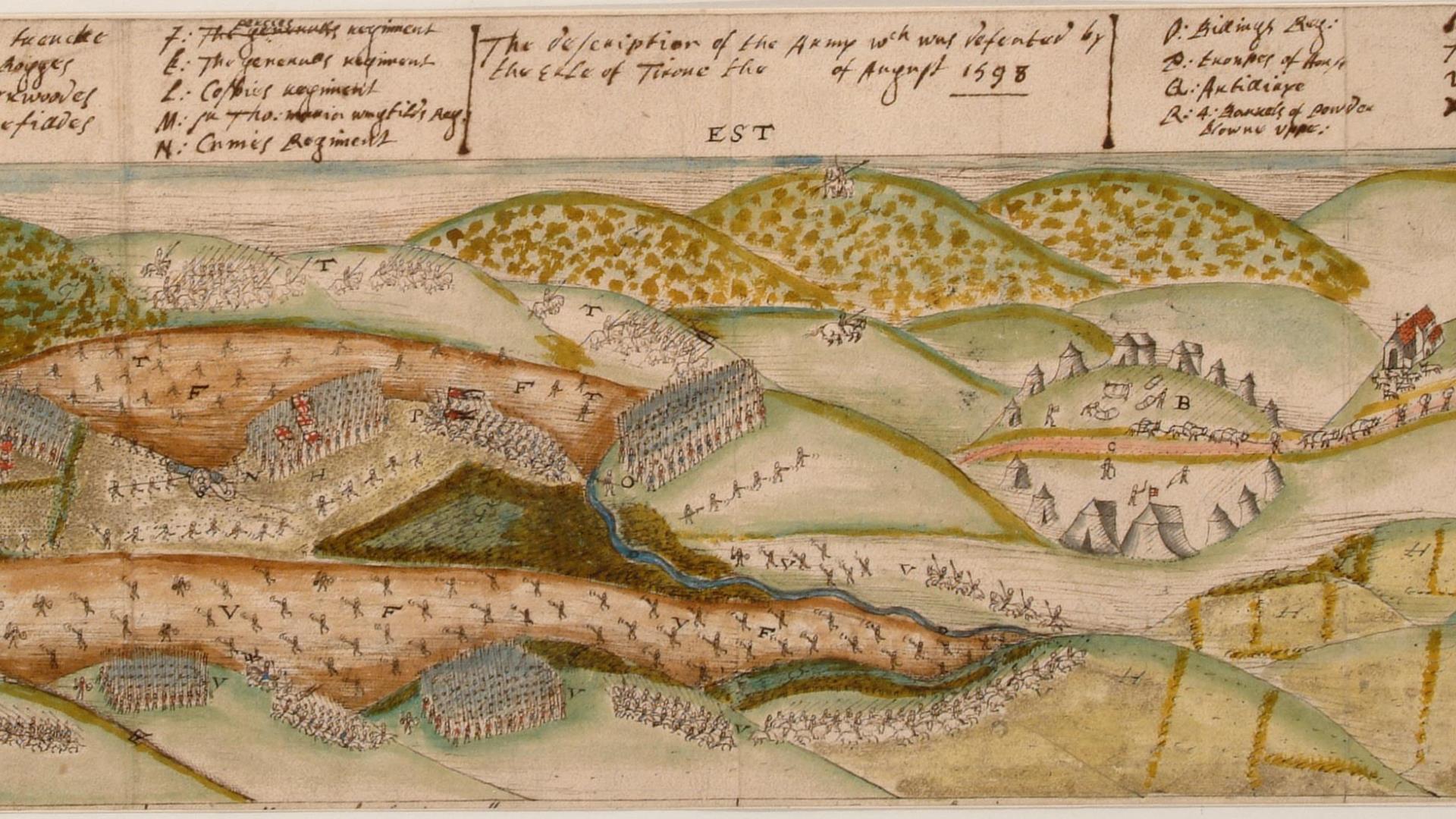 Map of Battle of The Yellow Ford