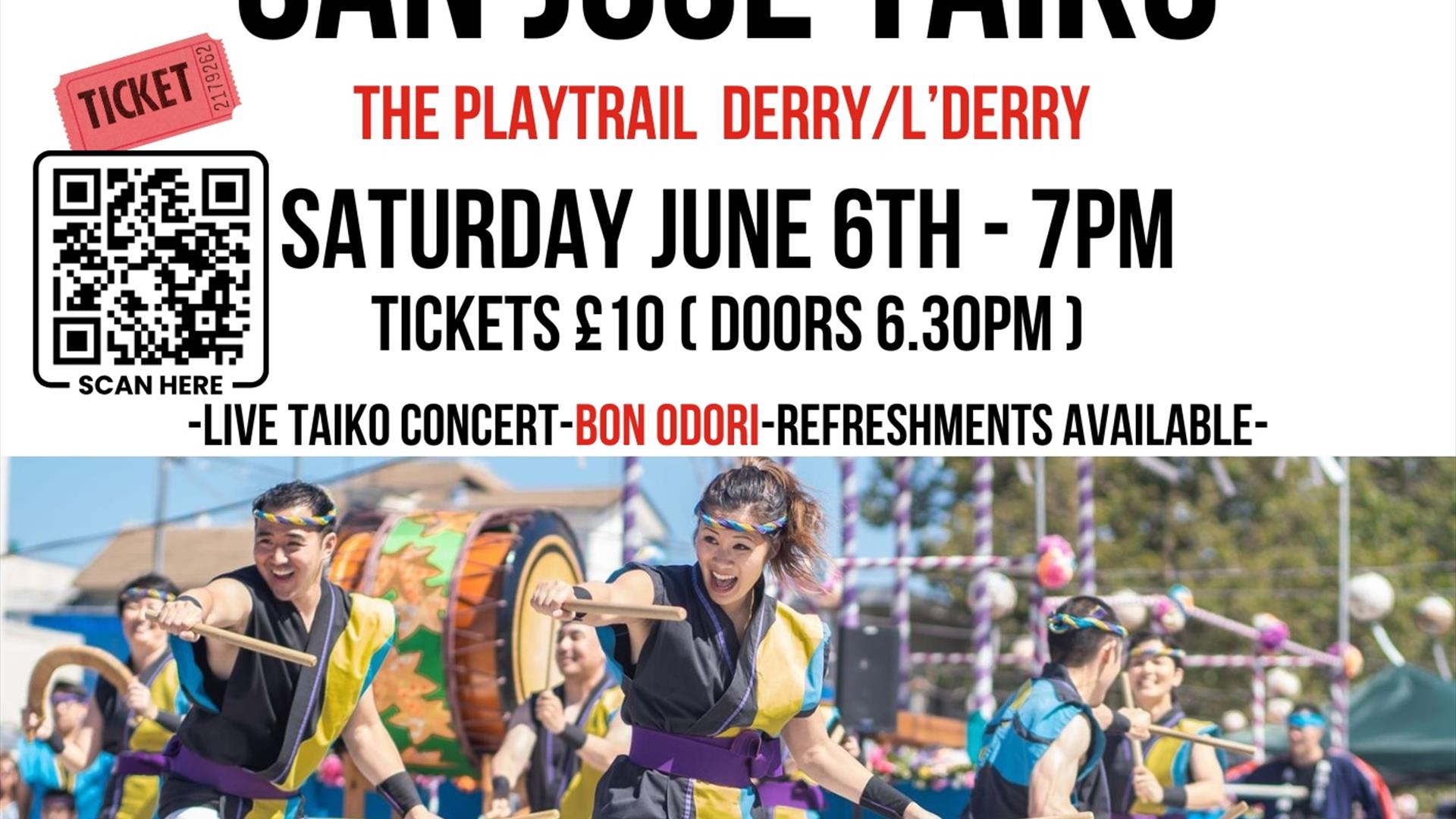 San Jose Taiko in concert