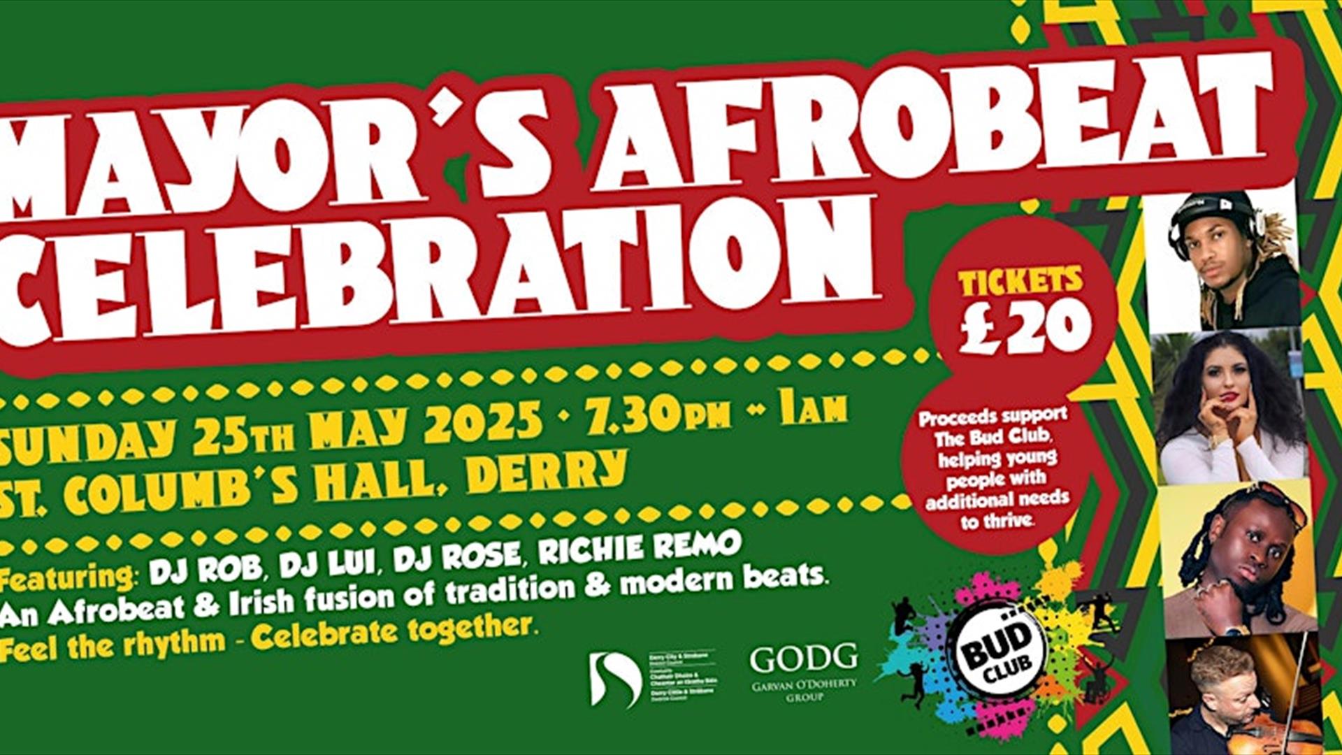 Mayor's Afrobeat Celebration Poster