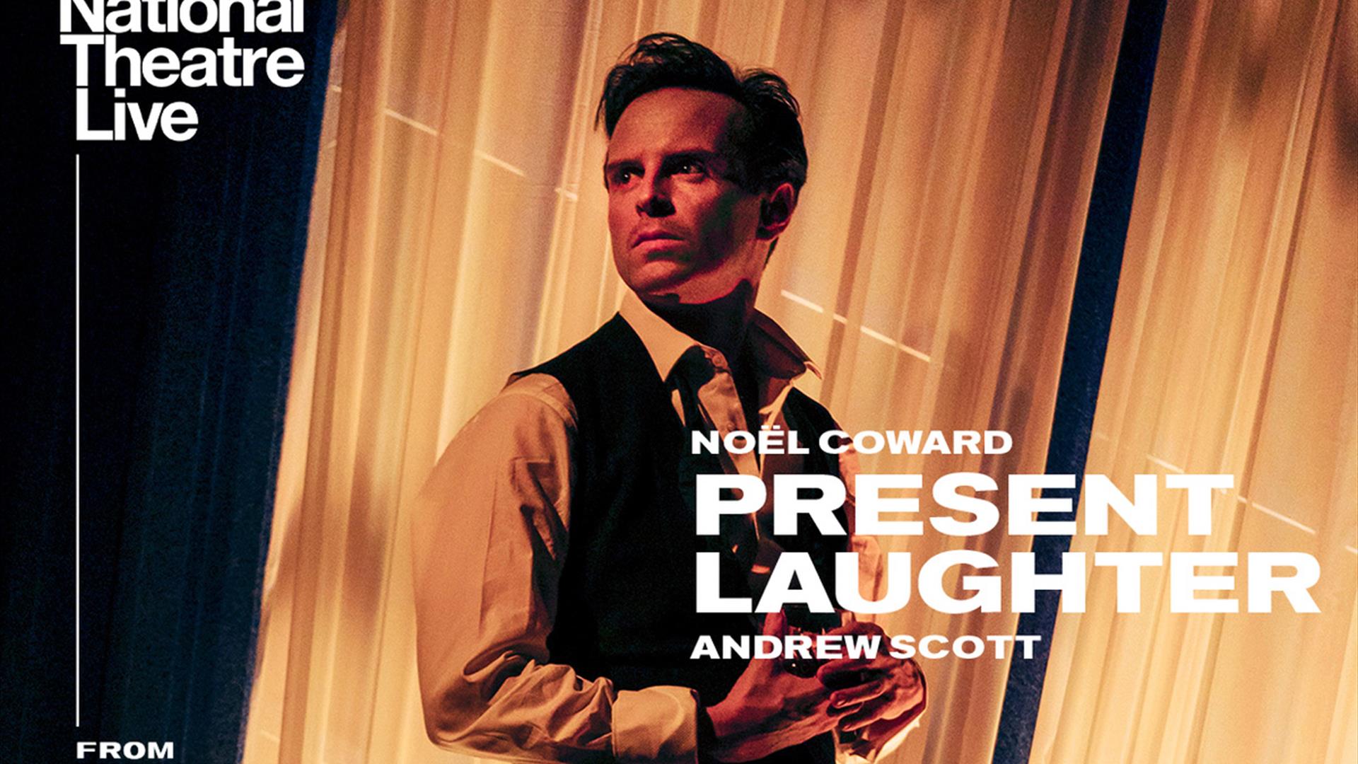 NTLive - Present Laughter poster with Andrew Scott