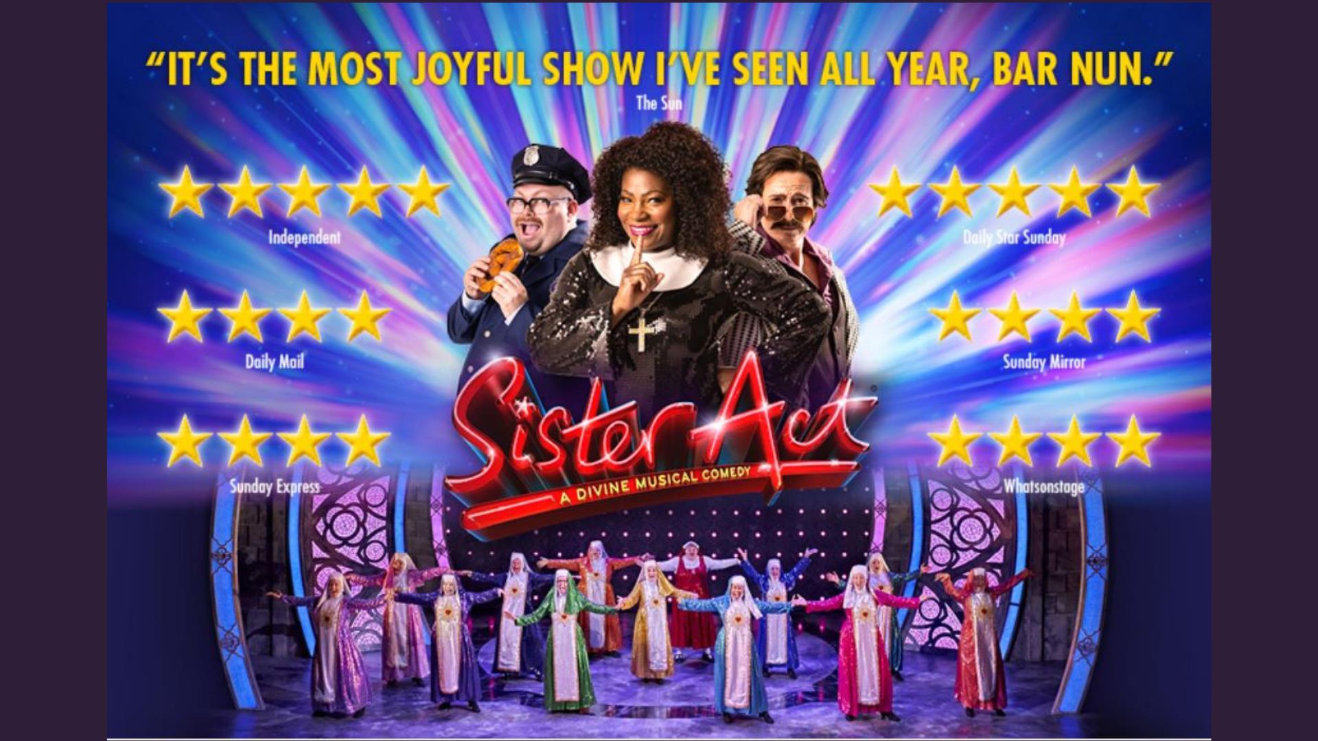 Promo for performance of Sister Act in Millennium Forum Derry