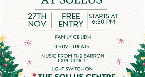 Bready Christmas lights switch on