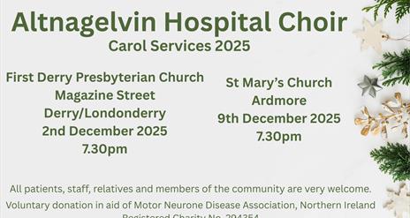 Altnagelvin Hospital Choir Carol Services 2025 details