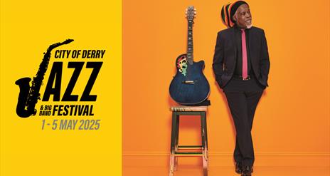 Promotional image of Billy Ocean for his upcoming performance at City of Derry Jazz & Big Band Festival 2025