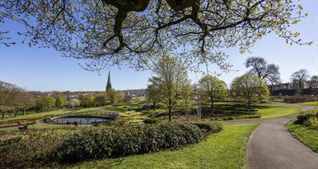 image of Brooke Park looking towards the city