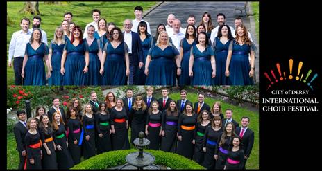 Codetta are joined by New Dublin Voices at the City of Derry International Choir Festival