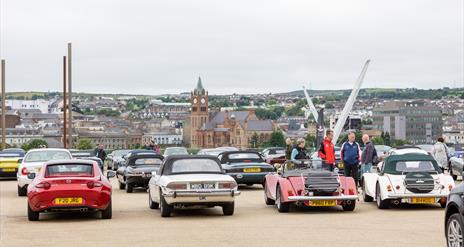 Image of Ebrington Square during 'The Celtic Classic' event.