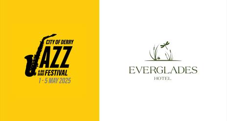 Everglades Hotel and Jazz Festival logos. Details in description.