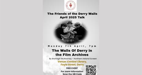 Promotional image for The Walls of Derry in Film Archives event