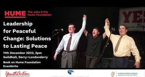 Leadership for Peaceful Change: Solutions to Lasting Peace event