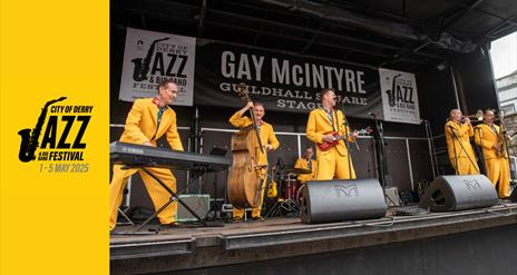 Jive Aces performing during the City of Derry Jazz Festival