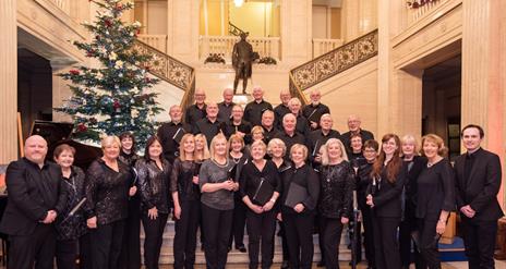 Photo of Lindsay Chorale from a recent performance