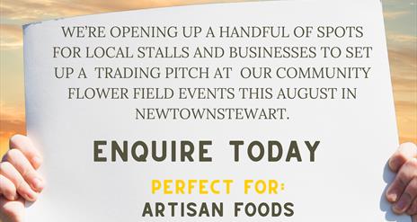 Lynsey flower field call for businesses