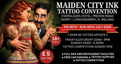 Maiden City Ink Tattoo Convention Poster
