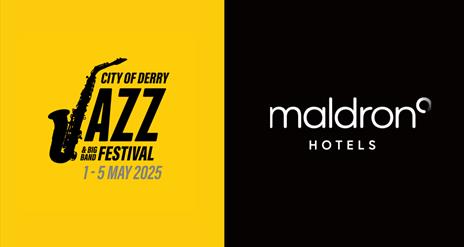 The Maldron Hotel and Jazz Festival logos. Details in description.