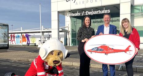 Launching the Air Ambulance Runway Run at City of Derry Airport to be held 5th April