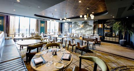 The Oak Room Restaurant at the Ebrington Hotel.