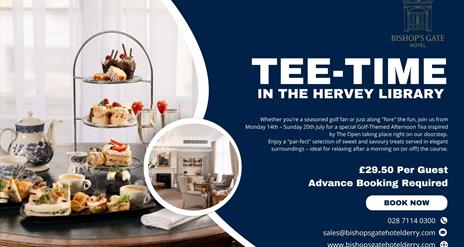 Tee Time - Golf Inspired Afternoon Tea at Bishop's Gate Hotel