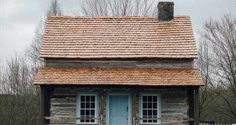 A house at the Folk Park, Omagh