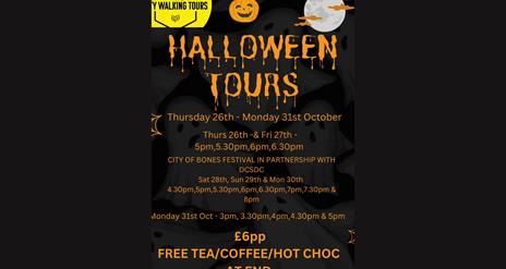 Poster fo rMartin McCrossan Halloween Tour