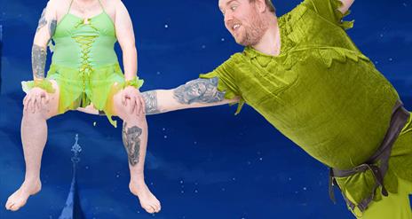 image of Max Roddy dressed as Peter Pan