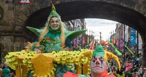 Spring Carnival parade on Shipquay Street