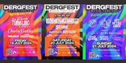 The DergFest lineup.