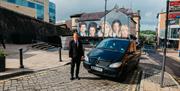 Image of GS Chauffeurs at the Derry Girls Mural