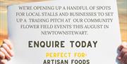 Lynsey flower field call for businesses