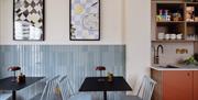 Dining and kitchen area