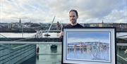 Artist Adrian Margey ahead of his 2026 Exhibition at Ebrington Hotel