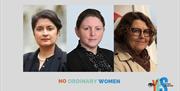 The three women involved in the 'Women and Power' event.