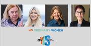The four women involved in the 'Women and Resistance' event.