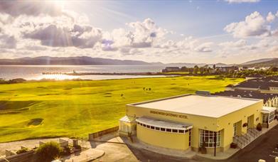 Exterior view of the Inishowen Gateway Hotel.