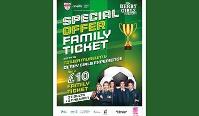 Tower Museum Foyle Cup Family Ticket Offer - £10 2 Adults & 3 Children
