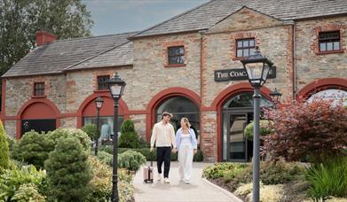 Couple outside Roe Valley