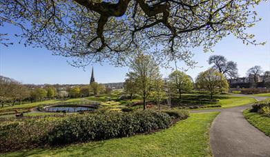 image of Brooke Park looking towards the city