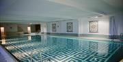 The indoor pool at the Inishowen Gateway Hotel.