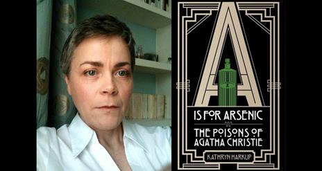 Promotional image for the upcoming 'A Is for Arsenic' event