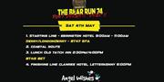 The Bear Run 74 schedule for the 4th May, beginning in Ebrington Square 9:00am-11:00am.