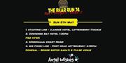 The Bear Run 74 schedule for the 5th May, beginning in the Clanree Hotel, Letterkenny at 11:00am.