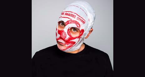 Promotional image for the upcoming 'Blindboy at the NI Science Festival'