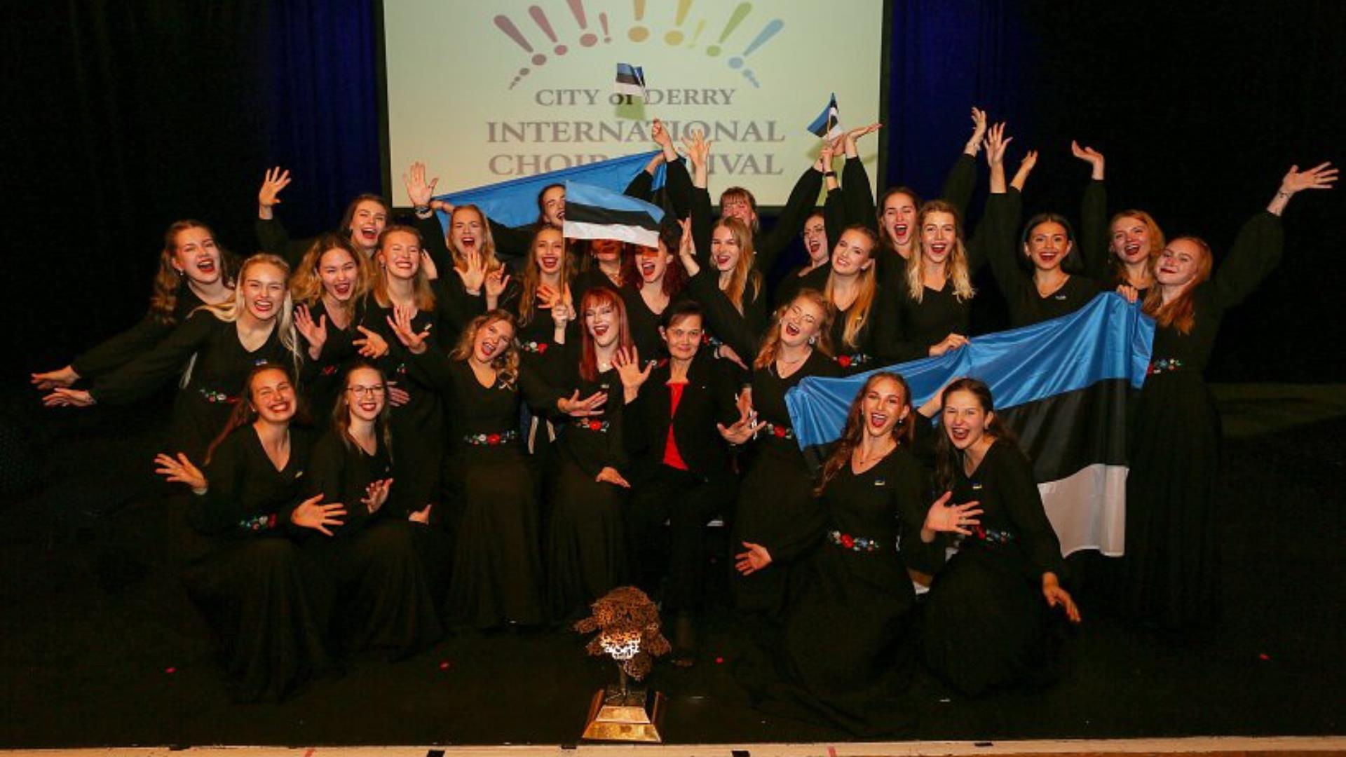 Winners of the City of Derry Choir Festival International Competition 2022 - Eller Girls Choir from Estonia