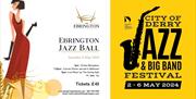 Promotional image for the Jazz Ball event at the Ebrington Hotel.