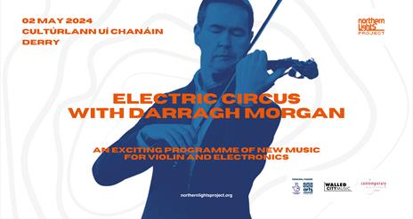 An image of Darragh Morgan playing the violin